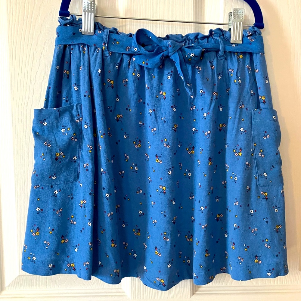 Mini Boden Floral Mini Skirt Sz 13-14